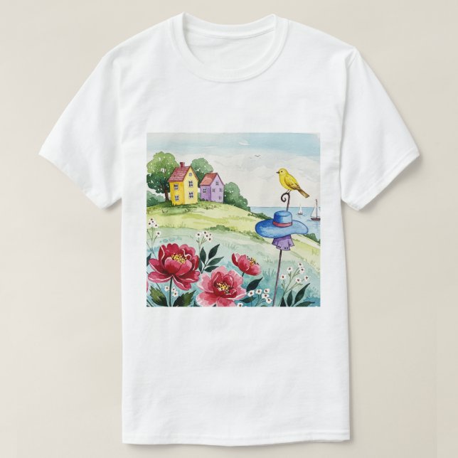 Sea and beach T-Shirt (Design Front)