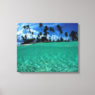 Sea And Island, Indonesia Canvas Print