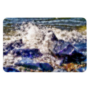SEA AND ROCKS MAGNET