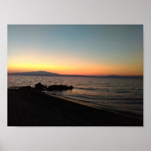 Sea and Sunset  Value Poster Paper