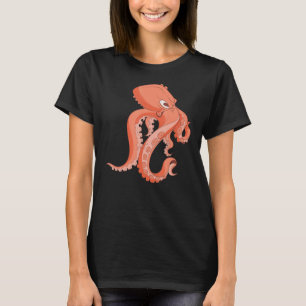 Sea Animal Kraken Scuba Diving Ocean Octopus T-Shirt
