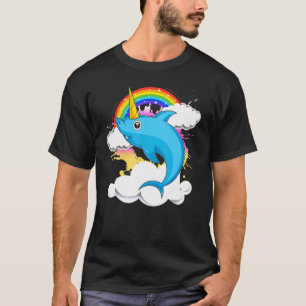 Sea Animal Rainbow Sharkicorn Fantasy Creature Uni T-Shirt