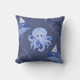 Sea Animal Square Pillow
