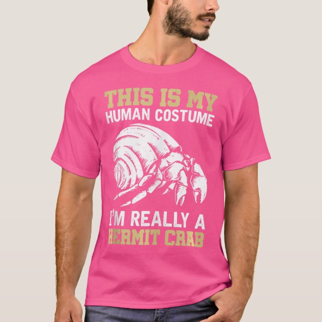 Sea Animals Hermit Crab Aquarist Crab T-Shirt (Front)