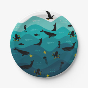Sea Animals Paper Plates