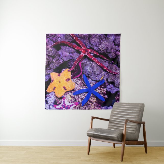 Sea Animals Tapestry (In Situ)