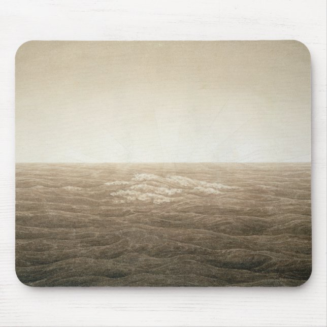 Sea at Sunrise, 1828 Mouse Pad (Front)