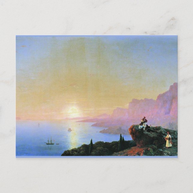 Sea Bay by Ivan Aivazovsky,  Postcard (Front)