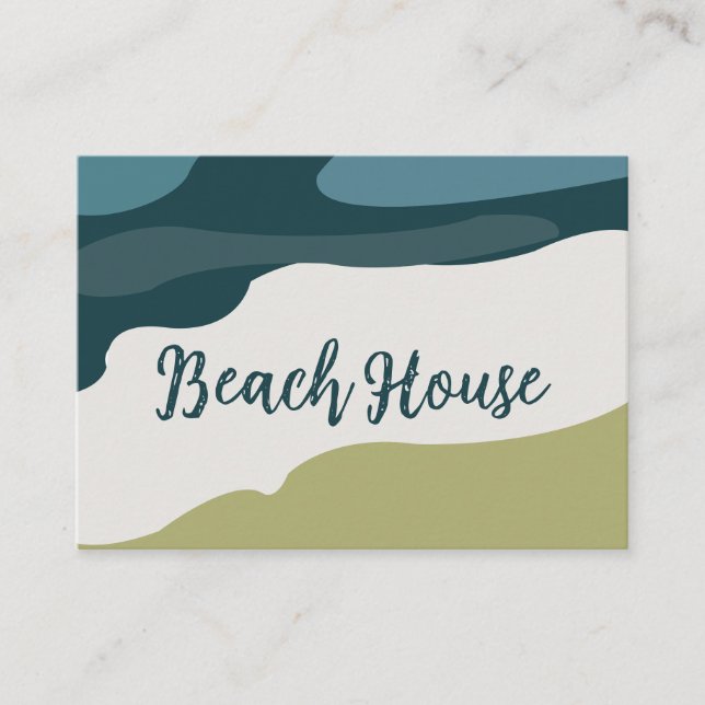 Sea Beach  Business Card (Front)