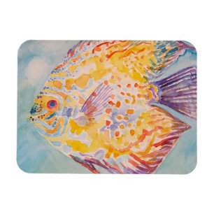 Sea beach Fish watercolour Magnet