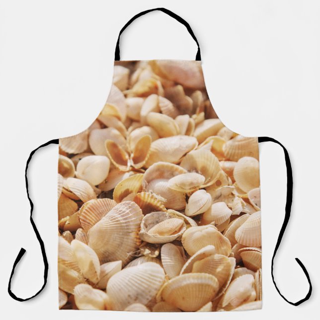 Sea Beach Shell: Summer Textured Background Apron (Front)