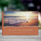 Sea Beach Sunset Funeral Guest Book