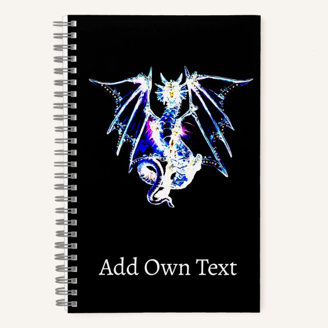 Sea Beast Fantasy Dragon Notebook (Front)
