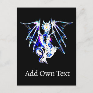 Sea Beast Fantasy Dragon Postcard