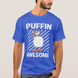 Sea Bird With Glasses Funny Puffin Awesome gift T-Shirt