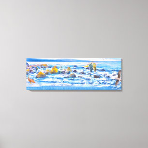Sea Birds Ocean Playground Canvas Print