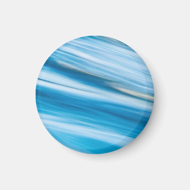 Sea Blue Abstract          Magnet (Front)