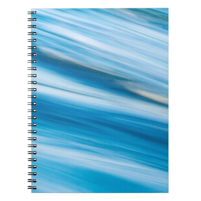 Sea Blue Abstract               Notebook (Front)