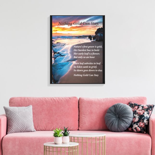 Sea Blue Canvas Print (Insitu(LivingRoom))