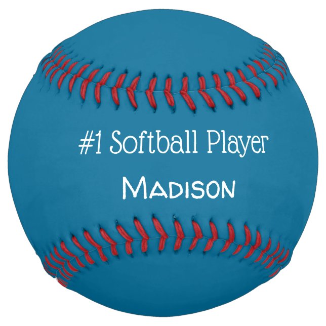 Sea Blue Colour Softball (Front)