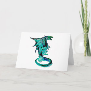 Sea Blue Dragon Magical Mythical Creature  Card