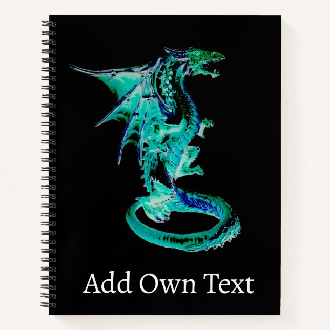 Sea Blue Dragon Notebook (Front)
