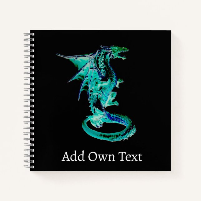 Sea Blue Dragon Notebook (Front)