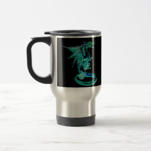 Sea Blue Dragon Travel Mug