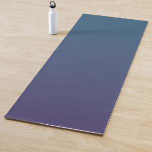 Sea blue gradient Colour Yoga Mat