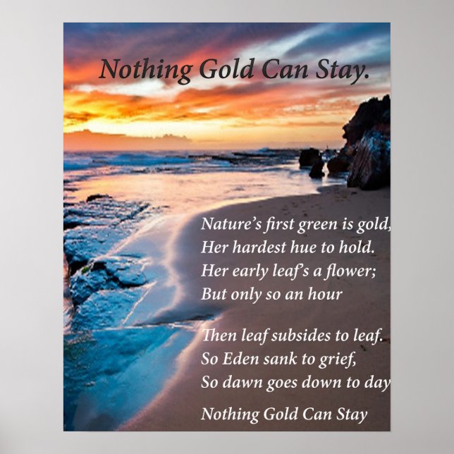 Sea Blue Poster (Front)