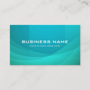 Sea Blue Professional Business Card