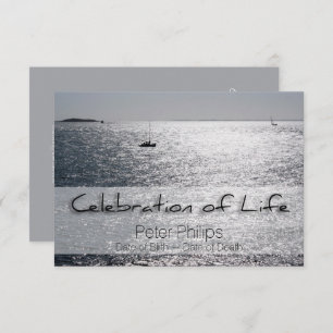 Sea Boat Celebration of Life Funeral Announcement