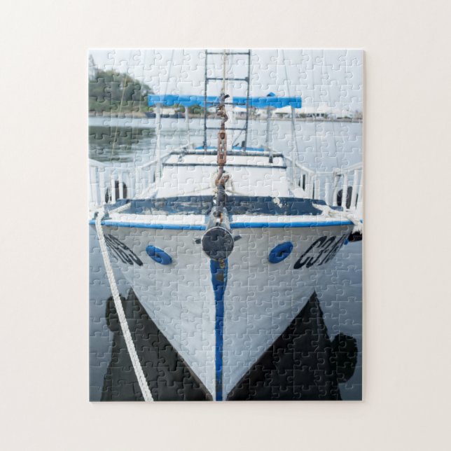 Sea boat jigsaw puzzle (Vertical)