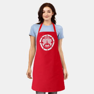Sea bream B Apron Against Bamboo Shoots in Eight S