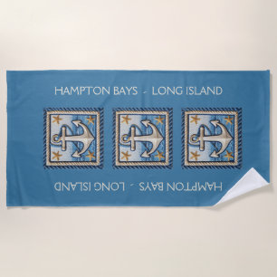 Sea Breeze Anchored Towel