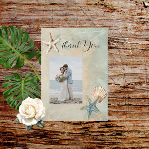 Sea Breeze Flat Thank You Card