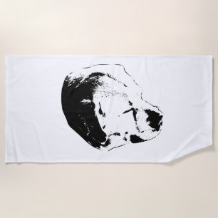 Sea Breeze, Silent Mind Beach Towel