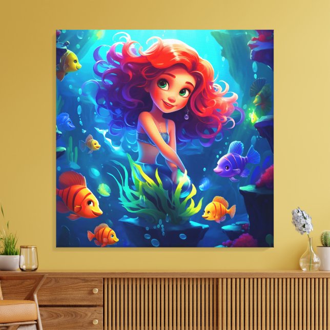 Sea Canvas Print (Insitu(LivingRoom))