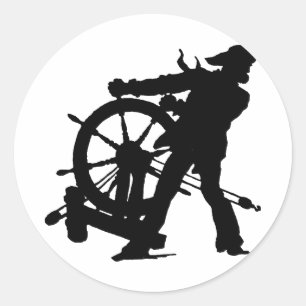 Sea Captain Classic Round Sticker