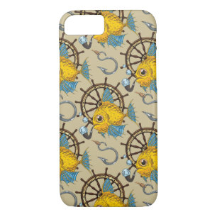 Sea Captain Fish Pattern Case-Mate iPhone Case