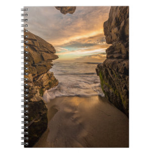 Sea cave at Windansea Beach Spiral Notebook