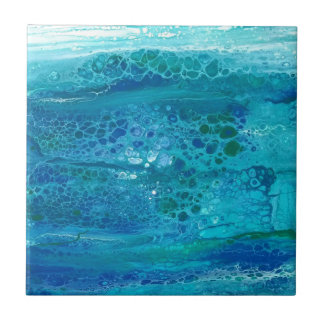 sea colours abstract tile