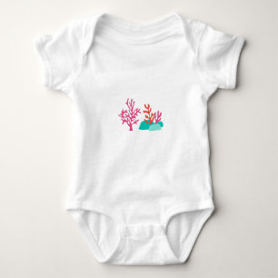 Sea Coral Baby Bodysuit