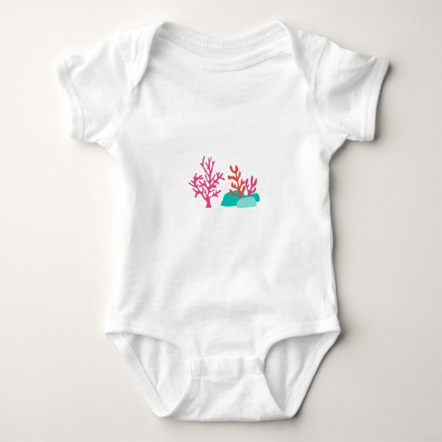 Sea Coral Baby Bodysuit (Front)