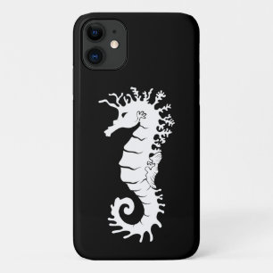 Sea Creature Silhouette - Seahorses Case-Mate iPhone Case