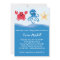 Sea Creatures Baby Shower Invitation