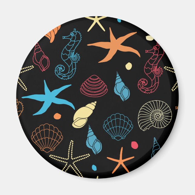 sea Creatures Magnet (Front)