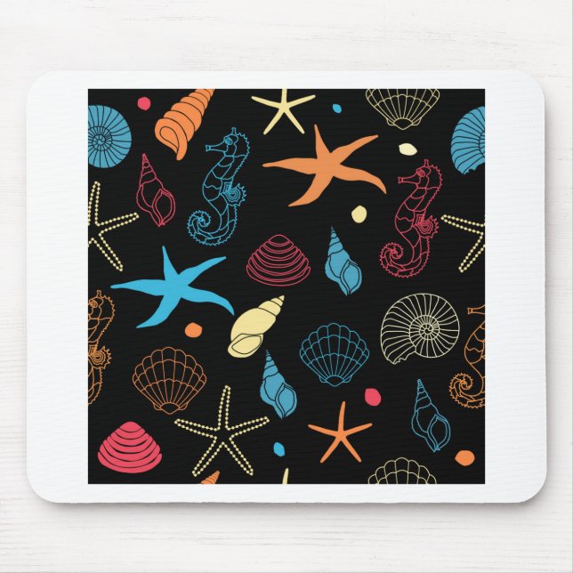 sea Creatures Mouse Pad (Front)