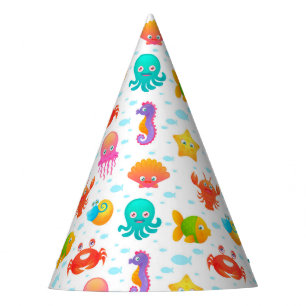 Sea Creatures Party Hat