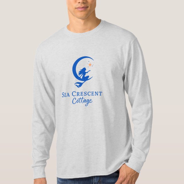 Sea Crescent Cottage Long Sleeve Tshirt (Front)